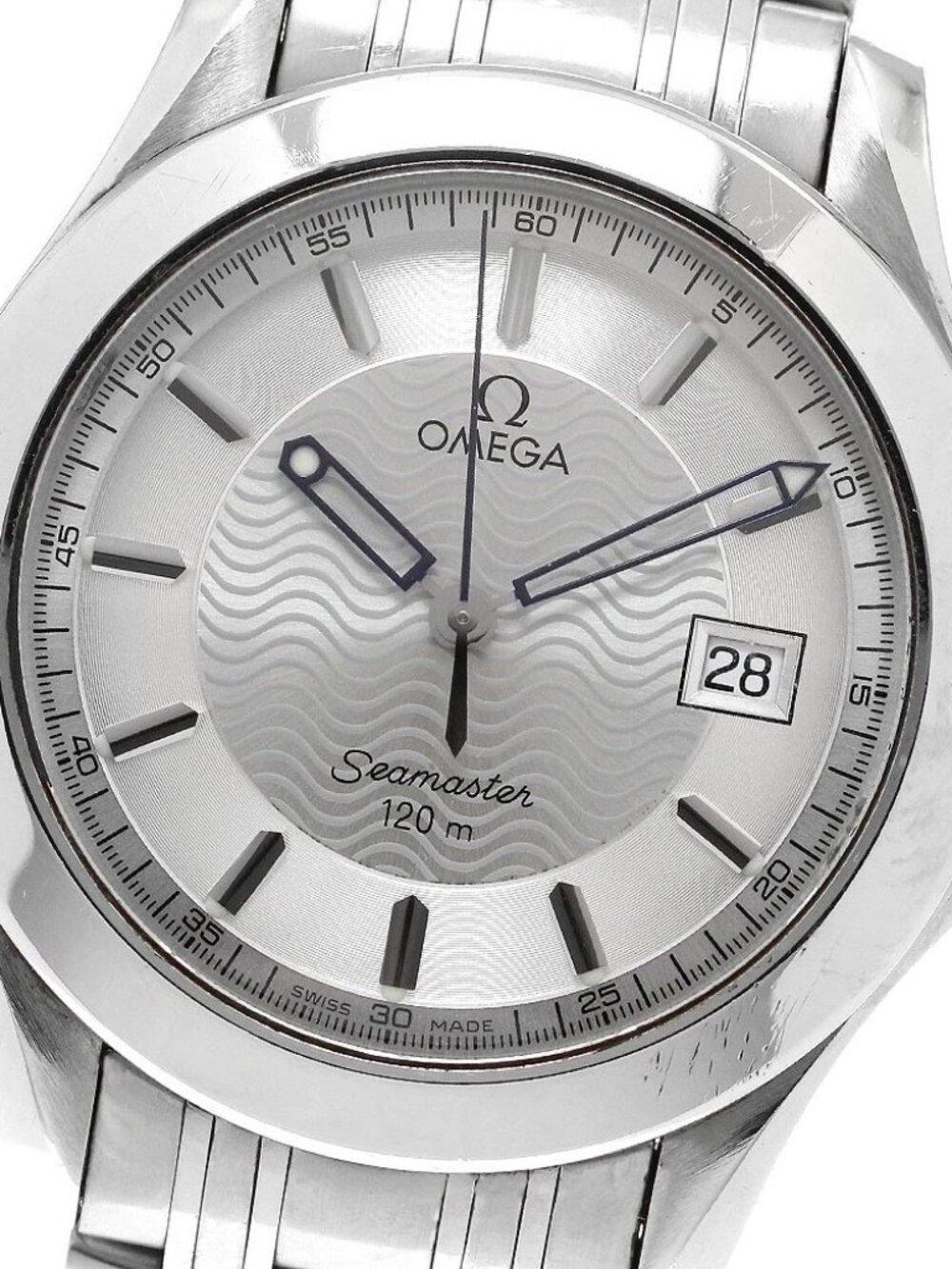OMEGA Seamaster120 2511.31 Date Silver Dial Quartz Men's Watch_878993
